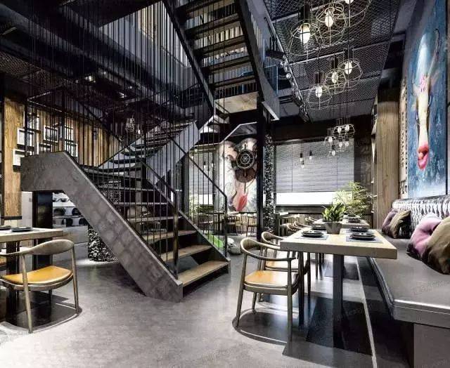 商业区,loft是一种常见的物业形态,由于loft本身高大而开敞的空间优势