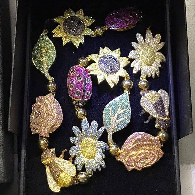 ben baller 为 tyler, the creator 打造奢华宝石项链