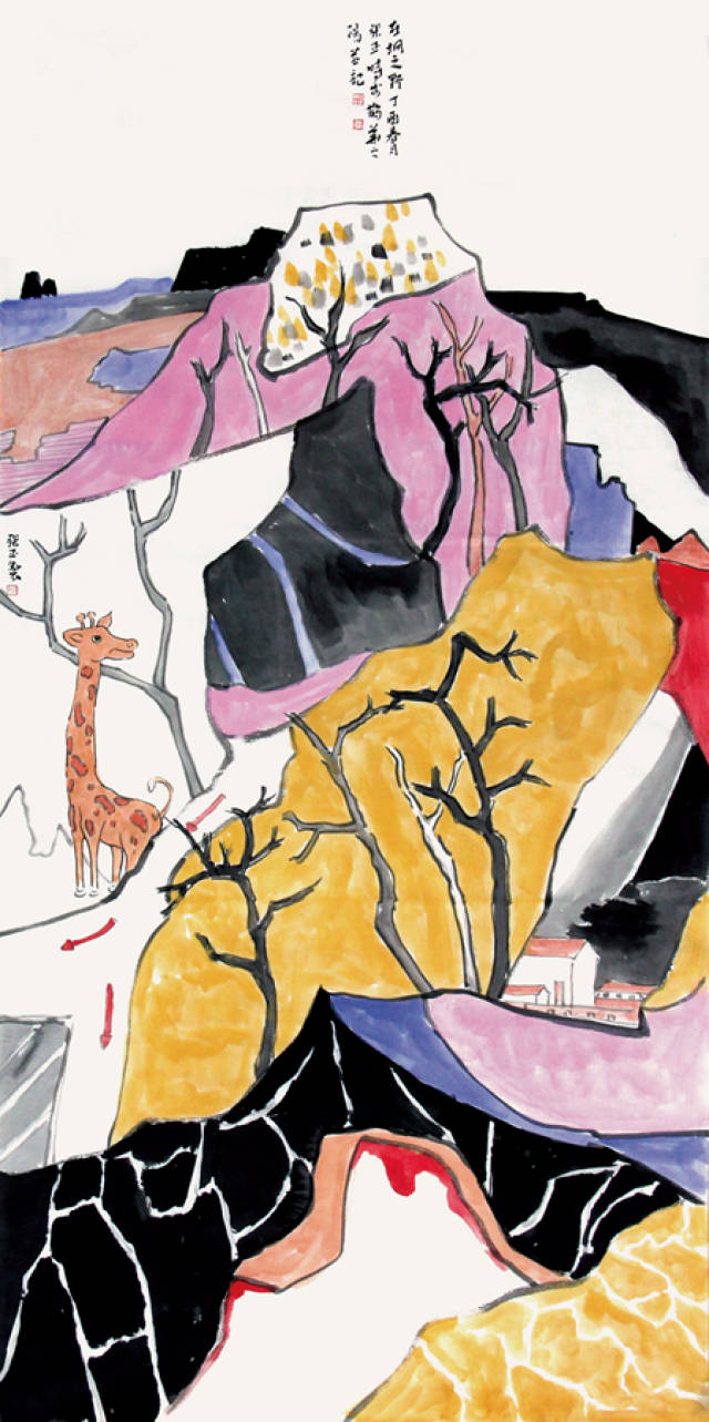 当然,走在探索路途上的画家张正,还有诸多需要不断修正与升华的绘画