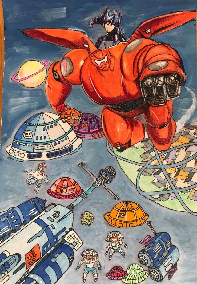 檀枫小学美术,书法作品竞绽放,艺术教育显成效