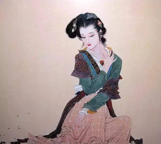 谁说国画不如油画？看这些精致的工笔美人简直美极了_搜狐网