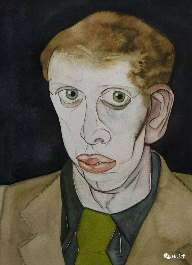 《眼中的歌》 31×23cm 纸本水彩 2017  (狄兰·托马斯 dylan thomas