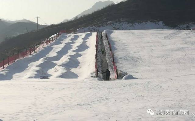 红崖谷滑雪场图片图片