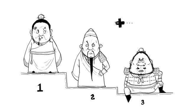 水浒传里得排个一百单八将,桃园结义得排个刘关张…… 座次定得合适