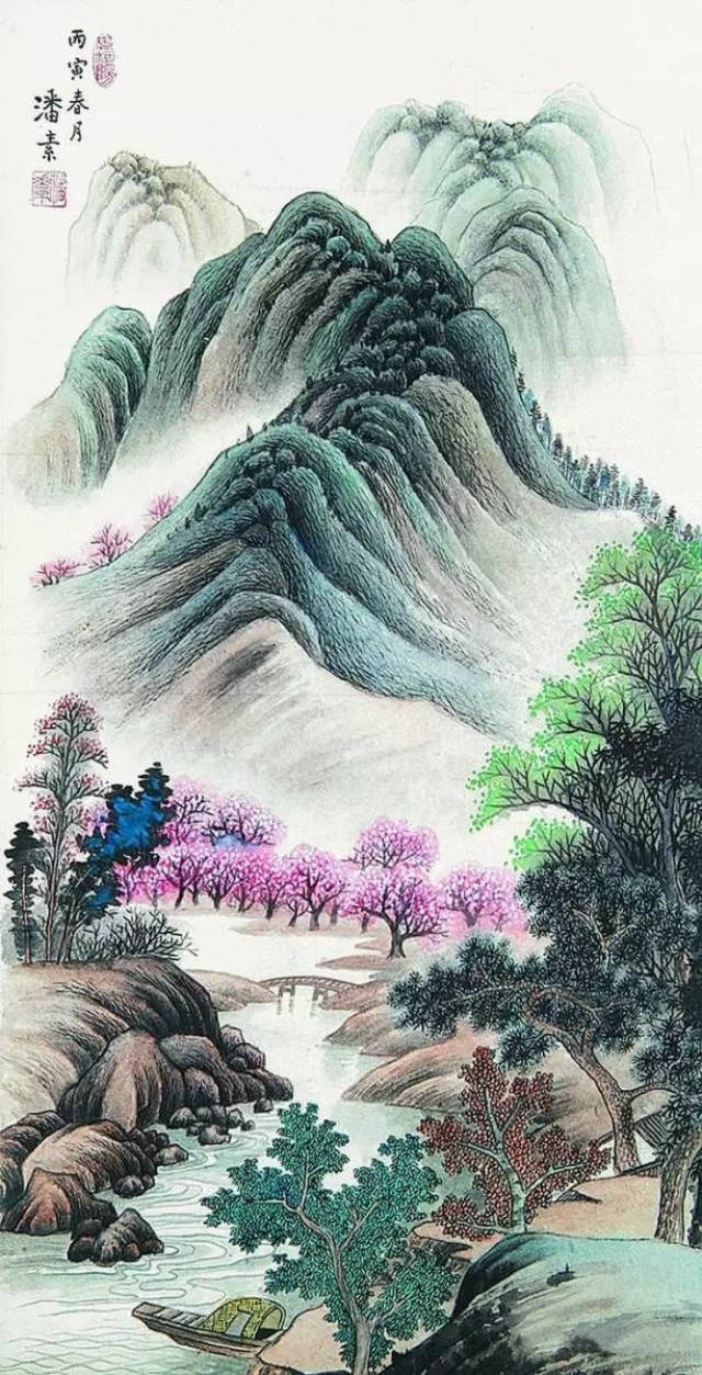 潘素画山水，人美画也美_搜狐网