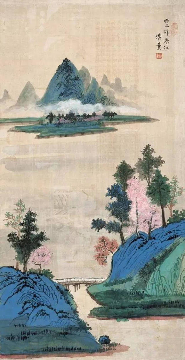 潘素画山水，人美画也美