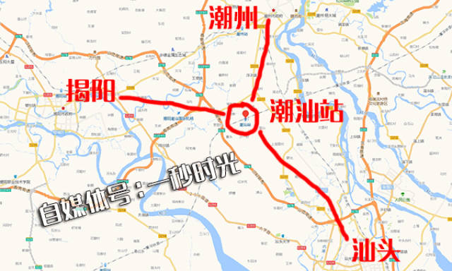 广东最神奇的一个高铁站,位于三个城市的中心,以两个城市来命名