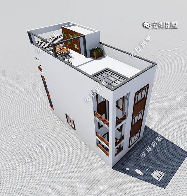 面宽不足6米的地块,三层别墅如何设计,3个方案喜欢哪个