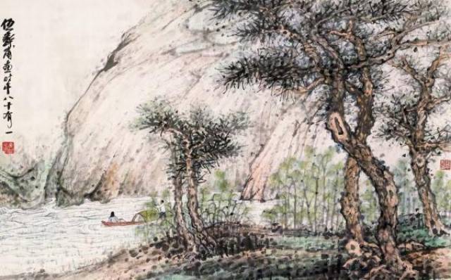 国画大师伍蠡甫为什么要画原子弹