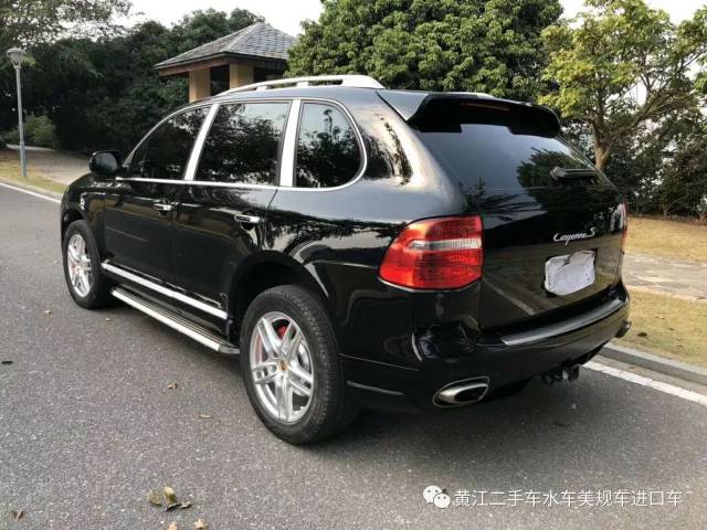 黄江二手车09年保时捷卡宴3.6s 黑色