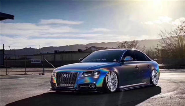 魅力四射 奥迪a6改装气动避震hellaflush风格完美低趴展现