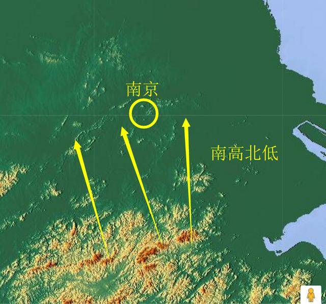 南京山脉地形图图片