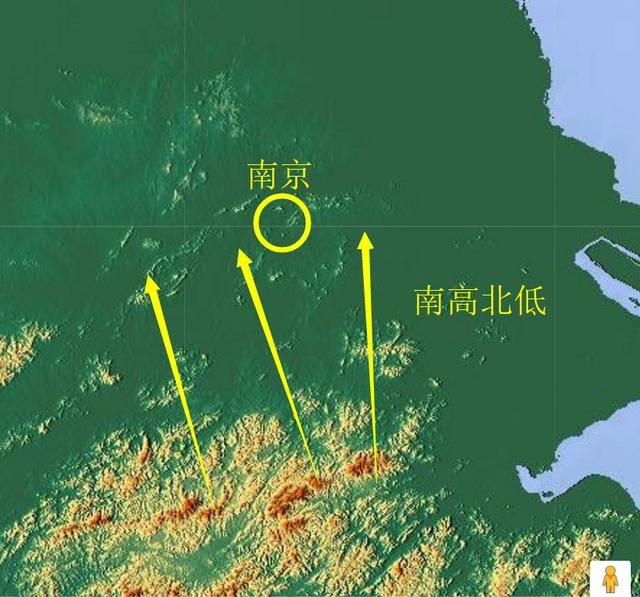 从地形图上我们来分析一下南京的规划发展方向