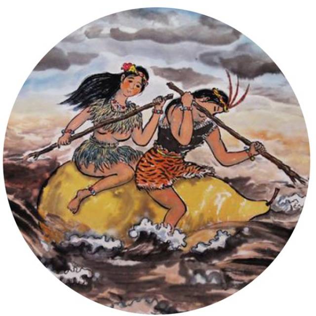 我 更因为我是拯救人类的大功臣 传说中人类的始祖伏羲和女娲以我为舟