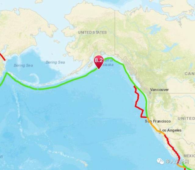 紧急!阿拉斯加近海突发特大地震,或引发大海啸席卷太平洋