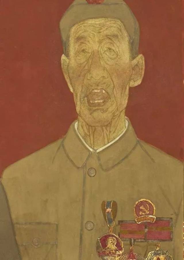 何家英工笔画研究所高研班画家朱建伟新作《歌唱祖国》