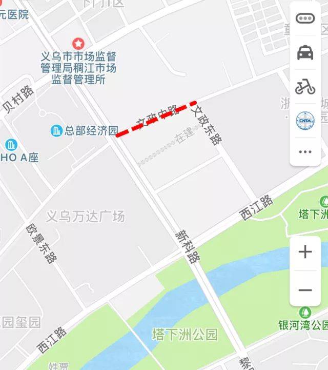 一,封闭施工范围:文政中路总部经济b组团段(文政东路—新科路.