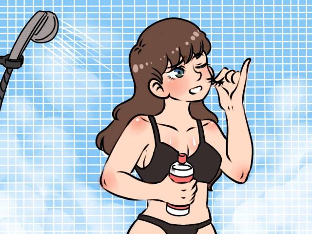 原来女朋友都是这样洗澡的?_手机搜狐网
