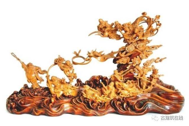 一本雕刻 大型雕刻 木制 缘起物 置物 时代物、古美術・骨董品 一本雕刻 大型雕刻 木制 缘起物 置物 时代物、古美術・骨董品