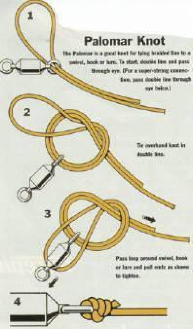 最全的钓鱼鱼钩、线结、八字环绑法合集,步骤