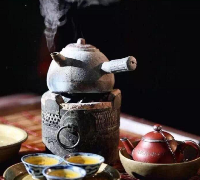 围炉煮茯茶,雪天里的别样情致!_手机搜狐网