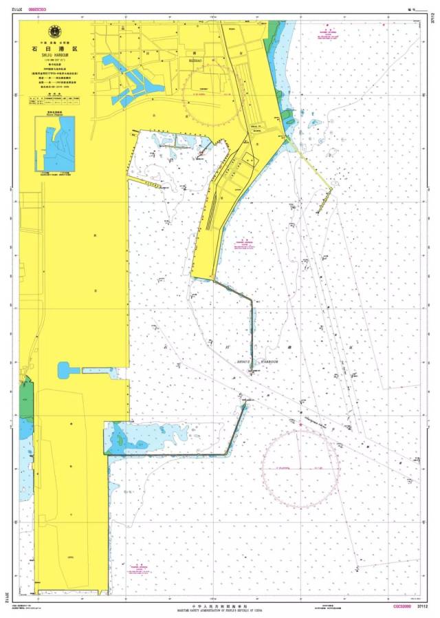 【海图更新】连云港港区航道(三),石臼港区,董家口港区,黄骅港航道(一