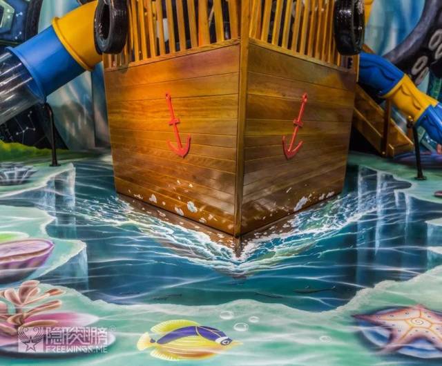 【立体画】穿越海底.