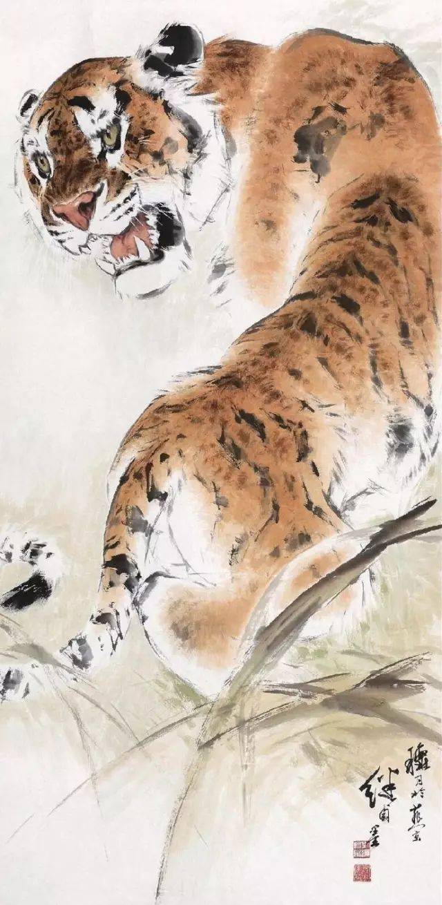 继卣画虎，史上一绝！_搜狐网