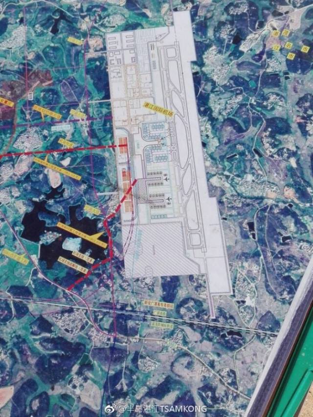 吴川机场平面图图片