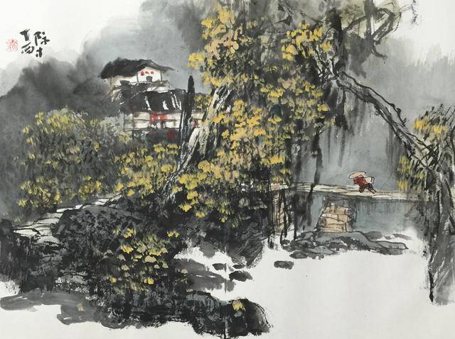 鉴赏|画家张际才写意山水册页之一