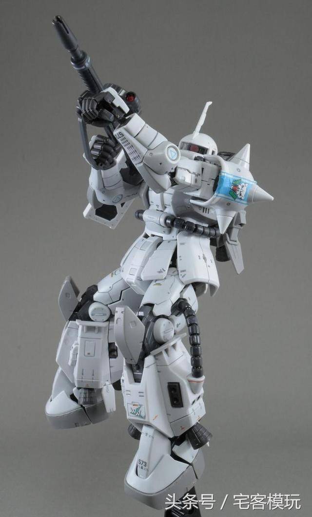 转帖11区测评系列超详细rg高机动扎古ii白狼专用机测评