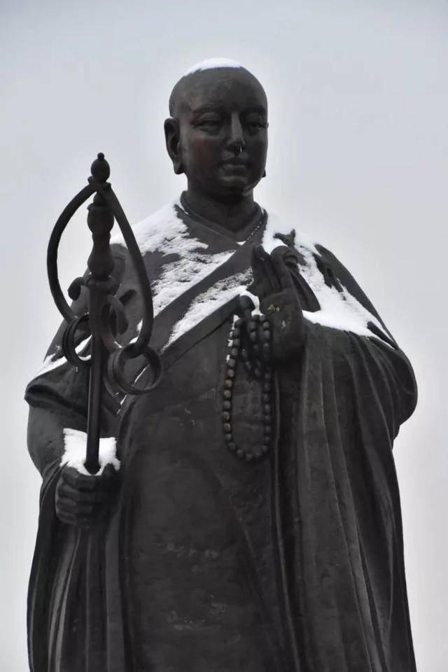 西安第二场雪后到底有多冷玄奘法师都被冻得流鼻涕