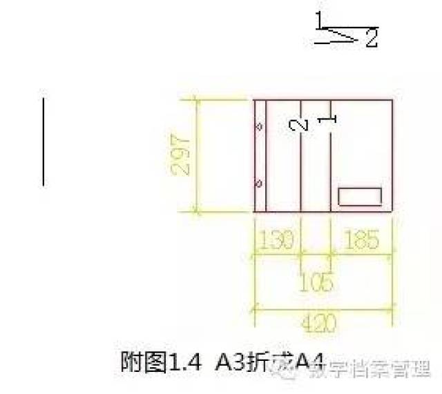 【档案知识】中国国家标准图纸折叠方法