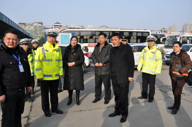 2018年春运正式启动,常德市鼎城区人民政府副区长,公安局长洪振坤深入