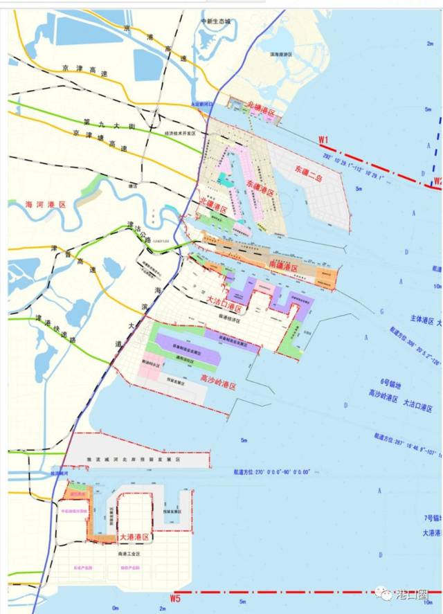 锦州港港区分布图图片