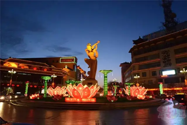 敦煌市中心