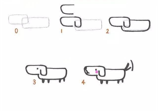 史上最萌创意简笔画,一学就会,开启宝宝逆天艺术天赋