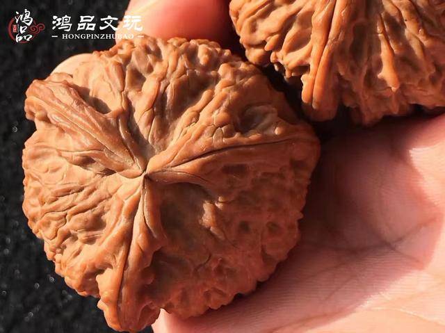 这对正奔三棱核桃，非常霸气