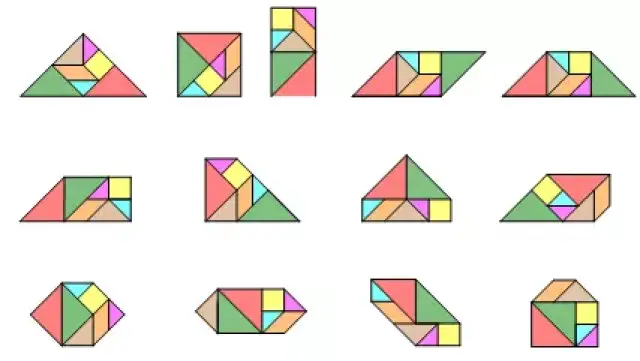 有趣的数学游戏:七巧板拼图