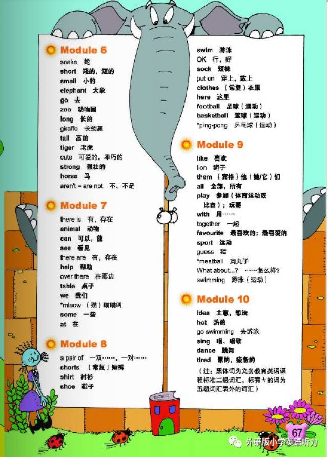 【电子课本】外研版小学英语一年级起点一年级下册(复习,阅读,单词