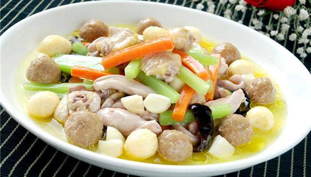 美味的 什锦丸子!