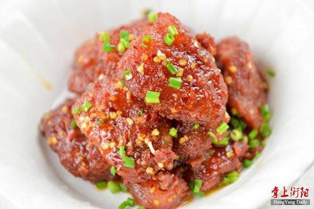 代表衡东土菜 杨桥麸子肉