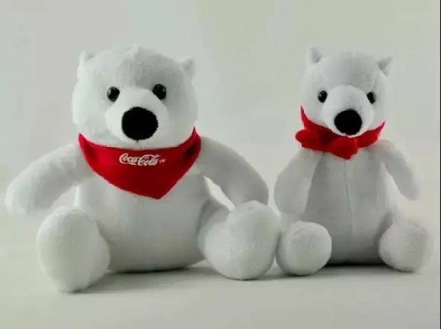 可口可乐北极熊人偶图片