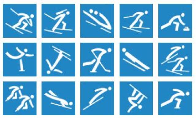 冬奥会雪橇项目图标图片