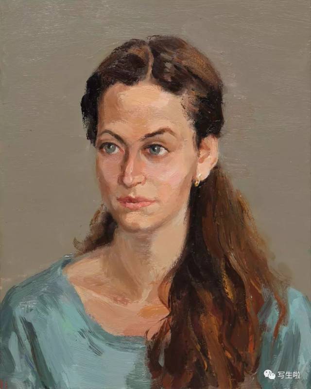 【写生啦】 中国油画院课题组艺术家徐志广——肖像写生作品