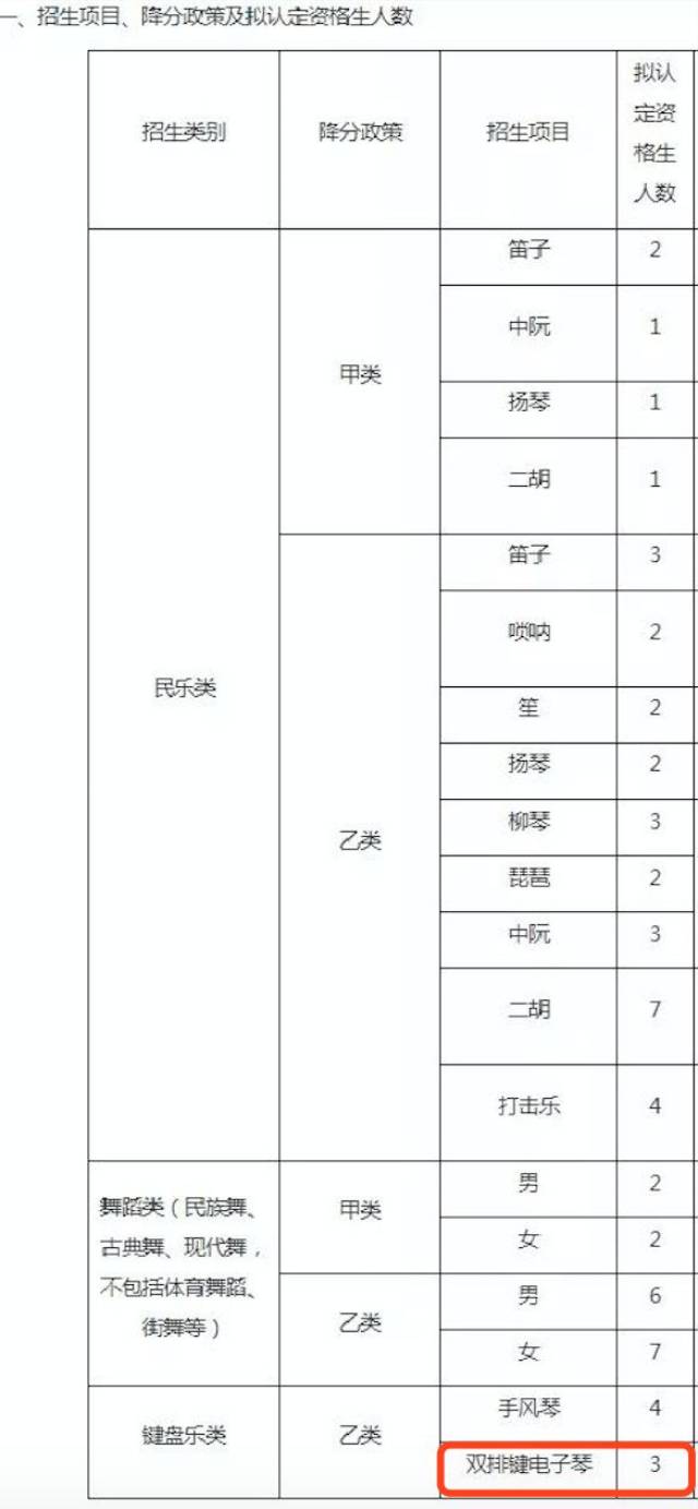 双排键专业可以报考的音乐学院、艺术学院、9