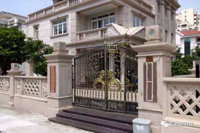 别墅石材围墙,给你一份独特的安全感