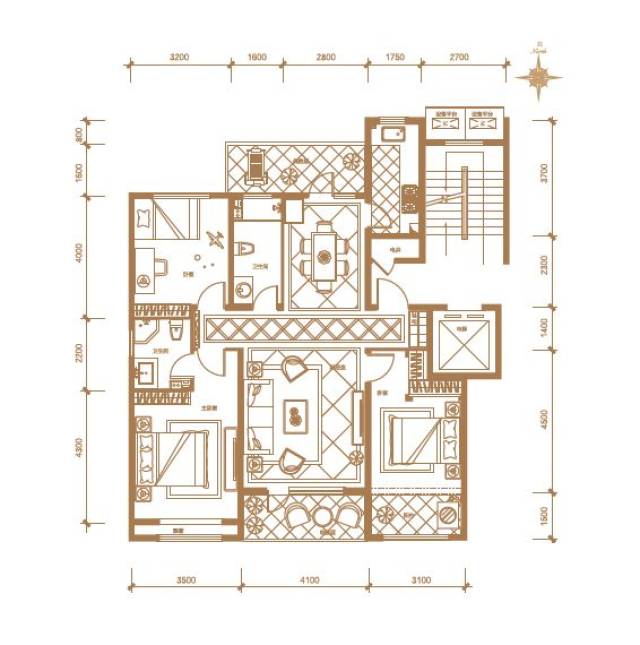 皓顺府户型图图片