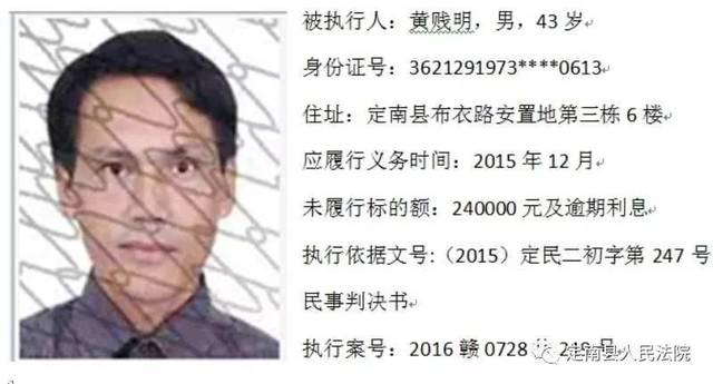 【老赖曝光台】2018年最新一批失信被执行人