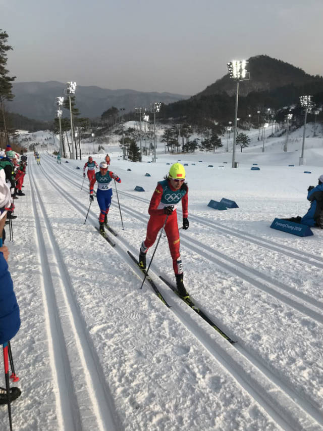 越野滑雪比赛场地.